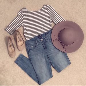 Nine West Cigarette Skinny Ankle Jeans